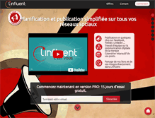 Tablet Screenshot of linfluent.com